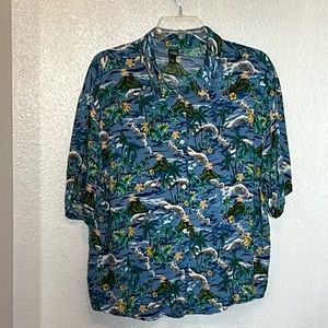 Wild Fable Hawaiian Short Sleeve Shirt Size XL‎